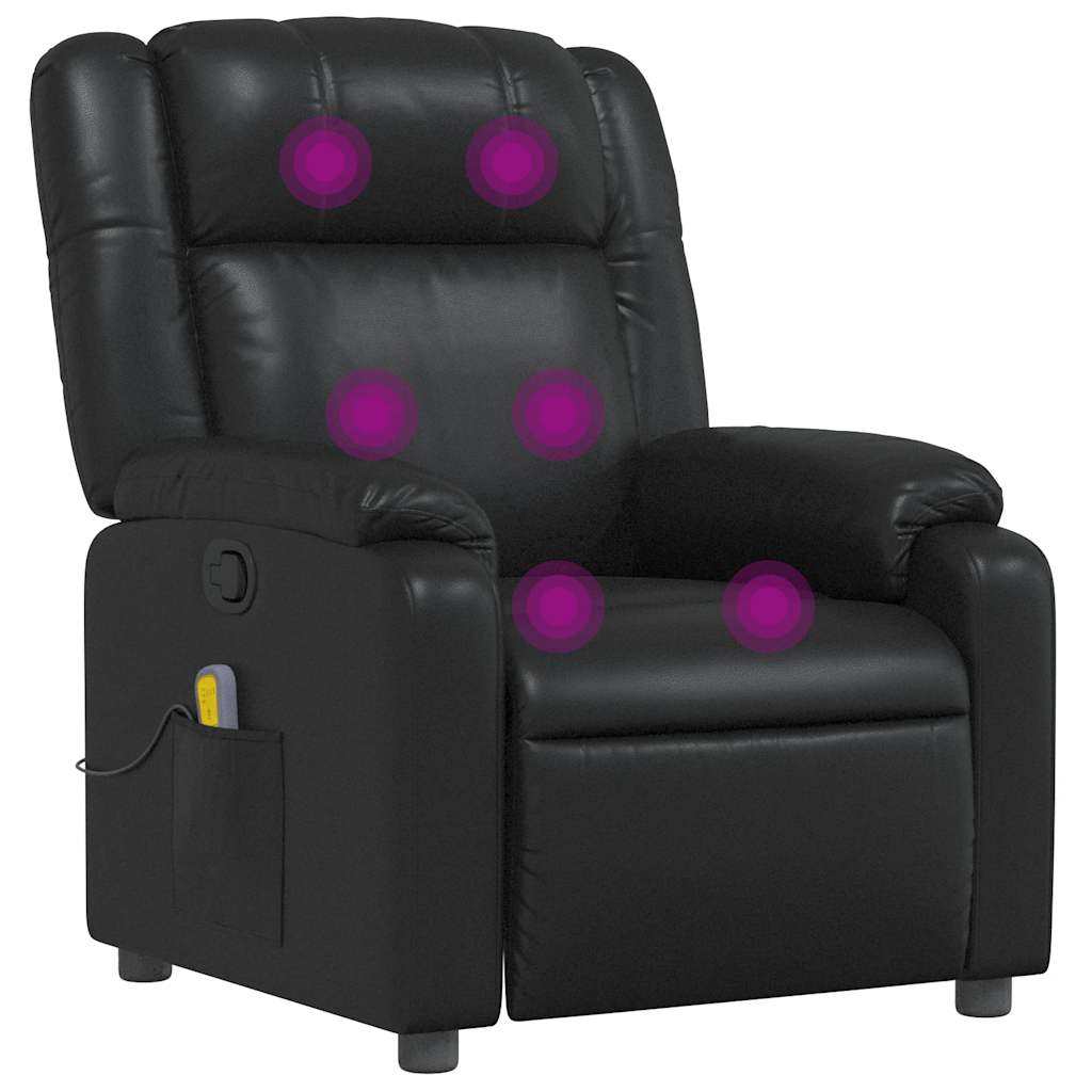 Massage Chair Faux Leather Massage Chair Cream Faux Leather