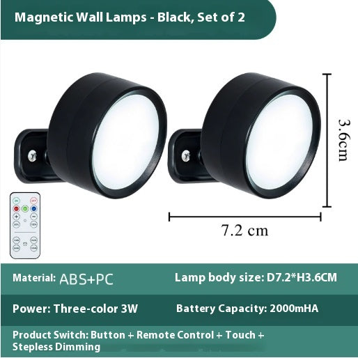 Bedside Reading Charging Portable Touch Adjustment Small Night Lamp