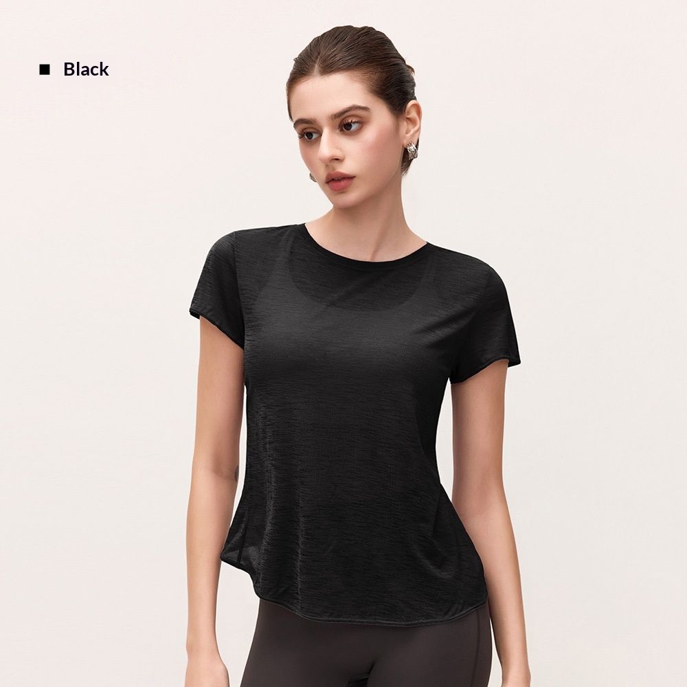 Bamboo-Section Yarn Summer Breathable Yoga Vest For Women, Loose-Fit