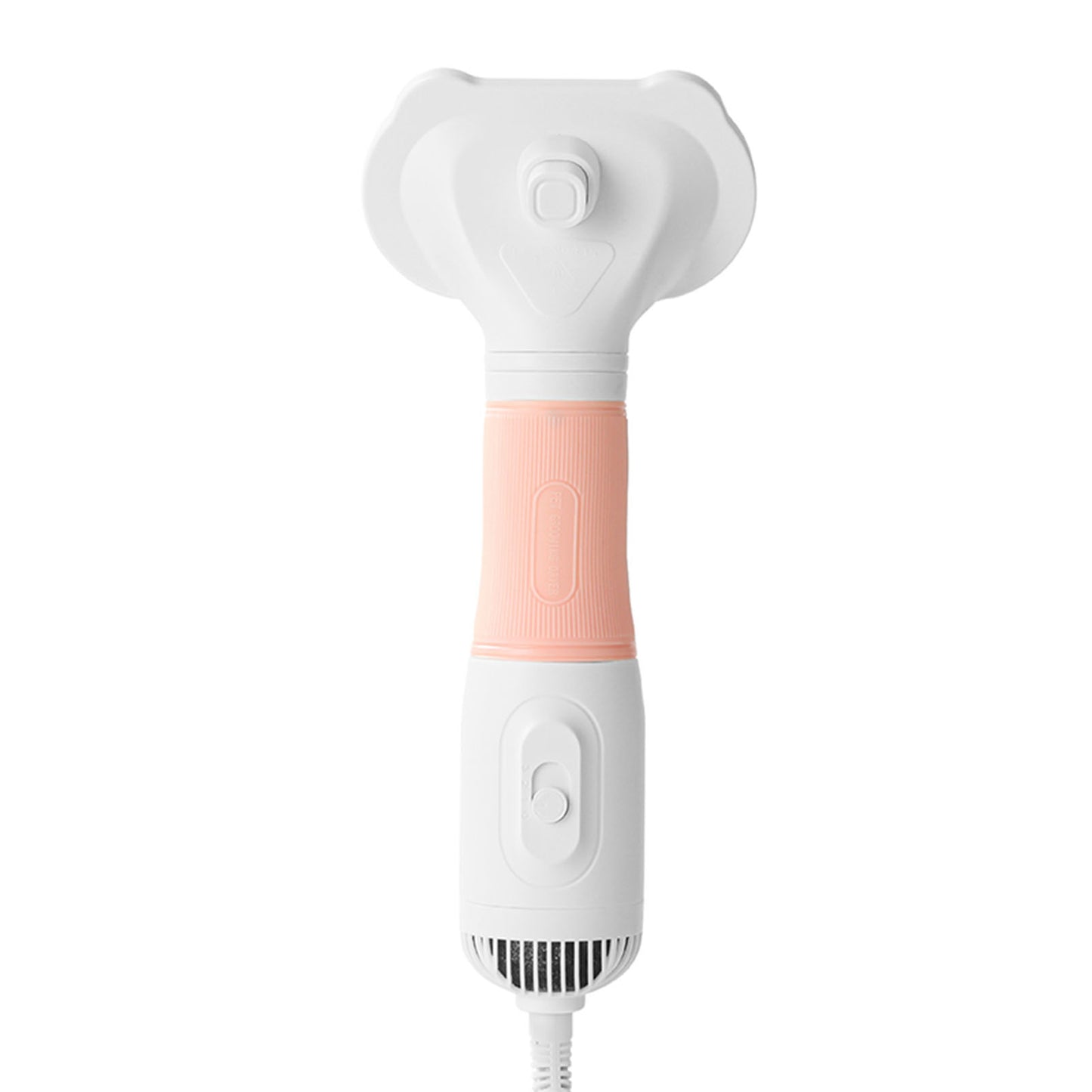 Pet Hair Dryer With Slicker Brush Low Noise 600W 3 Temperature Adjustable 3 In 1 Grooming Dog Blow Dryer For Cats Pink