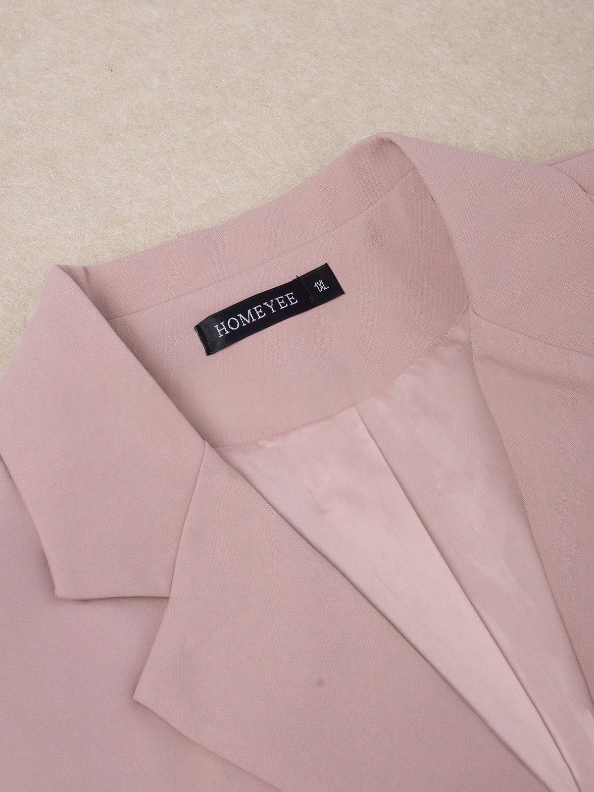Womens Korean-style Slim-fit Single-breasted Suit Jacket