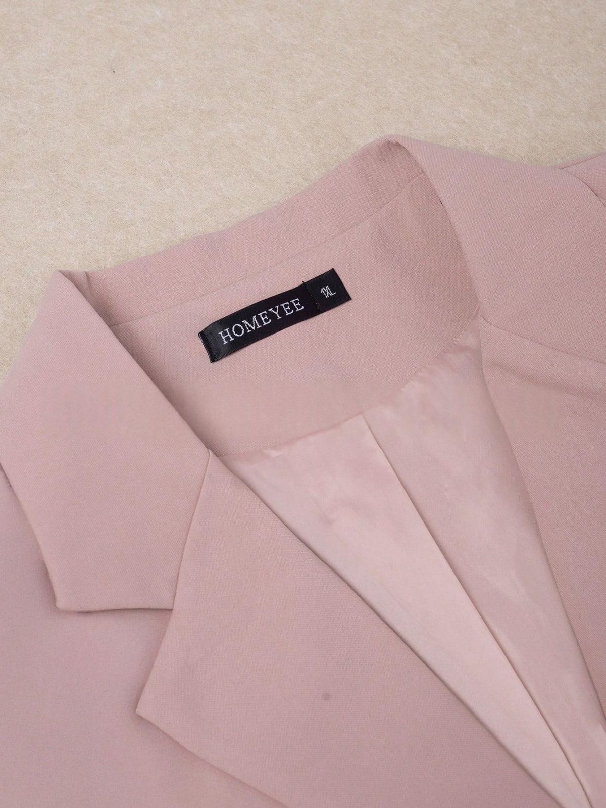 Womens Korean-style Slim-fit Single-breasted Suit Jacket