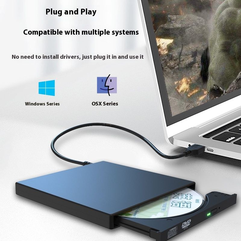 External USB Universal CD Burner Mobile Optical Drive