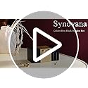 Synovana Wooden Keepsake Box - Black & Gold Boxes with Bow Accent, Decorative Storage Gift Box for Jewelry Love Letters Ph...