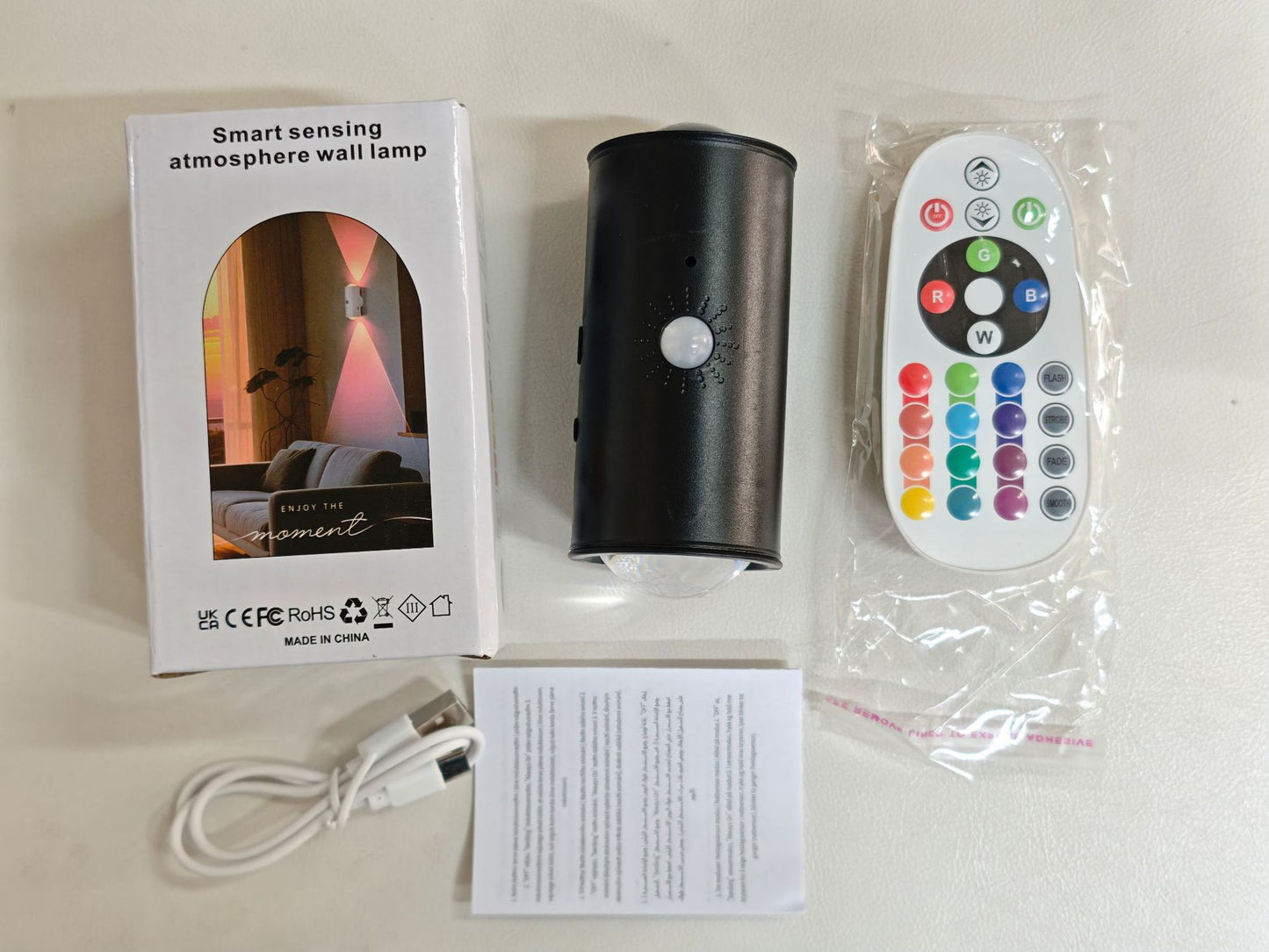 Smart Human-Body Sensing Magnetic Charging Spotlight