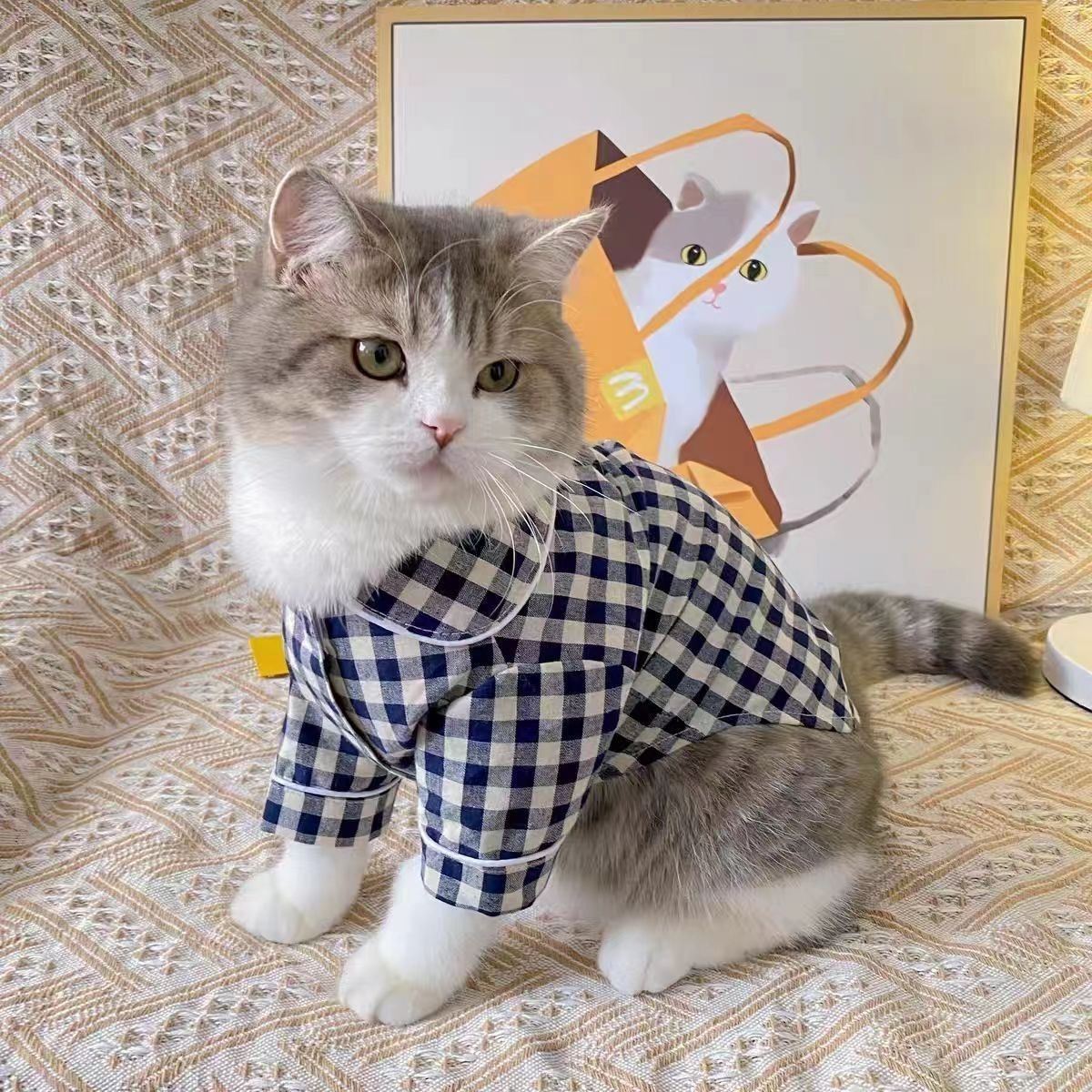 Pet Springsummer Thin Dog Pajamas For Puppies And Bichon Frises