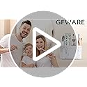 GFWARE Toothbrush Holders for Bathrooms, 5 Slots Bamboo Toothbrush Holder Kids Electric Toothbrush Holder and Toothpaste H...