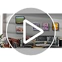 Golden State Art 16x20 Wood Picture Frame with Real Glass and 1.25'' Wide (Black)