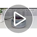 copinpin Wax Melts Warmer, Ceramic Candle Melter Melting Wax 3-in-1 Oil Burner Electric Fits Yankee Large Jar, Scented Can...