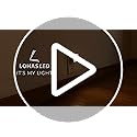 L LOHAS LED Night Lights Plug into Wall 2-Pack, 0.3W Plug in Night Light, Dusk to Dawn, 3000K Soft White, Bright Nightligh...