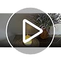 Lecdura Glass Essential Oil Diffuser, 200ml Ultrasonic Aroma Diffusers with Glass Reservoir Dome & White Plastic Base Lock...