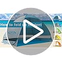 G4Free Large Pop up Beach Tent for 3-4 Person, UPF 50+ Automatic Sun Shelter Canopy Portable Outdoor Cabana Sun Umbrella