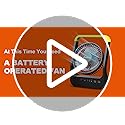 Gazeled Battery Powered Fan, Long Lasting Battery Operated Fans for Camping, Portable D-Cell Desk Fan with Timer, 3 Speed...