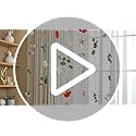 XunYee 6 Pcs 35.4 ft Flower Garlands Artificial Wildflower Vines Floral Hanging Backdrop Fake Flower Garlands Faux Silk Wi...