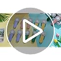 Sumind 12 Pcs Small Personal Portable Fan Mini Handheld Bulk 1 Speed Electric Cute Battery Powered for Neck Lash Makeup Wo...