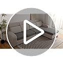 TOPYUMH 100% Waterproof Couch Cushion Covers Chair Seat Cover, Stretch Sofa Cushion Covers for Sectional Sofa, Reversible ...