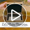 Let's Make Memories Personalized Wooden Keepsake Box With Hinged Lid - Wood Memento Box - Decorative Storage - Home Decor...