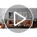 Golden State Art, 13.6x19.7 Black Photo Wood Collage Frame with Real Glass and White Displays (9) 4x6 Pictures