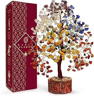 Chakra Tree of Life Birthday Gifts for Women, Sister, Friends, Handcrafted Healing Crystal Tree Bring Money, Luck to Home ...