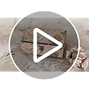 ELLDOO Butterfly Treasure Chest Box, Wooden + PU Leather Storage Decorative Box for Jewelry Trinkets Photos, Rectangular K...