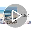 Caribbean Joe Folding Beach Chair, 1 Position Lightweight and Portable Foldable Outdoor Camping Chair, Red