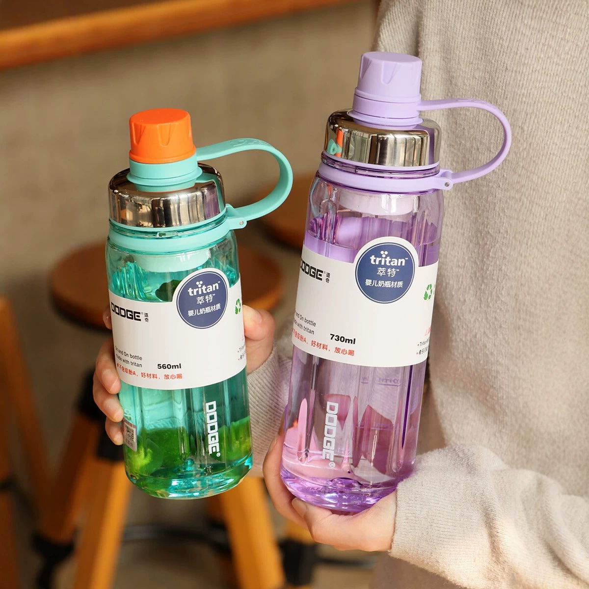 Large-Capacity Sports Water Bottle For Outdoor Fitness