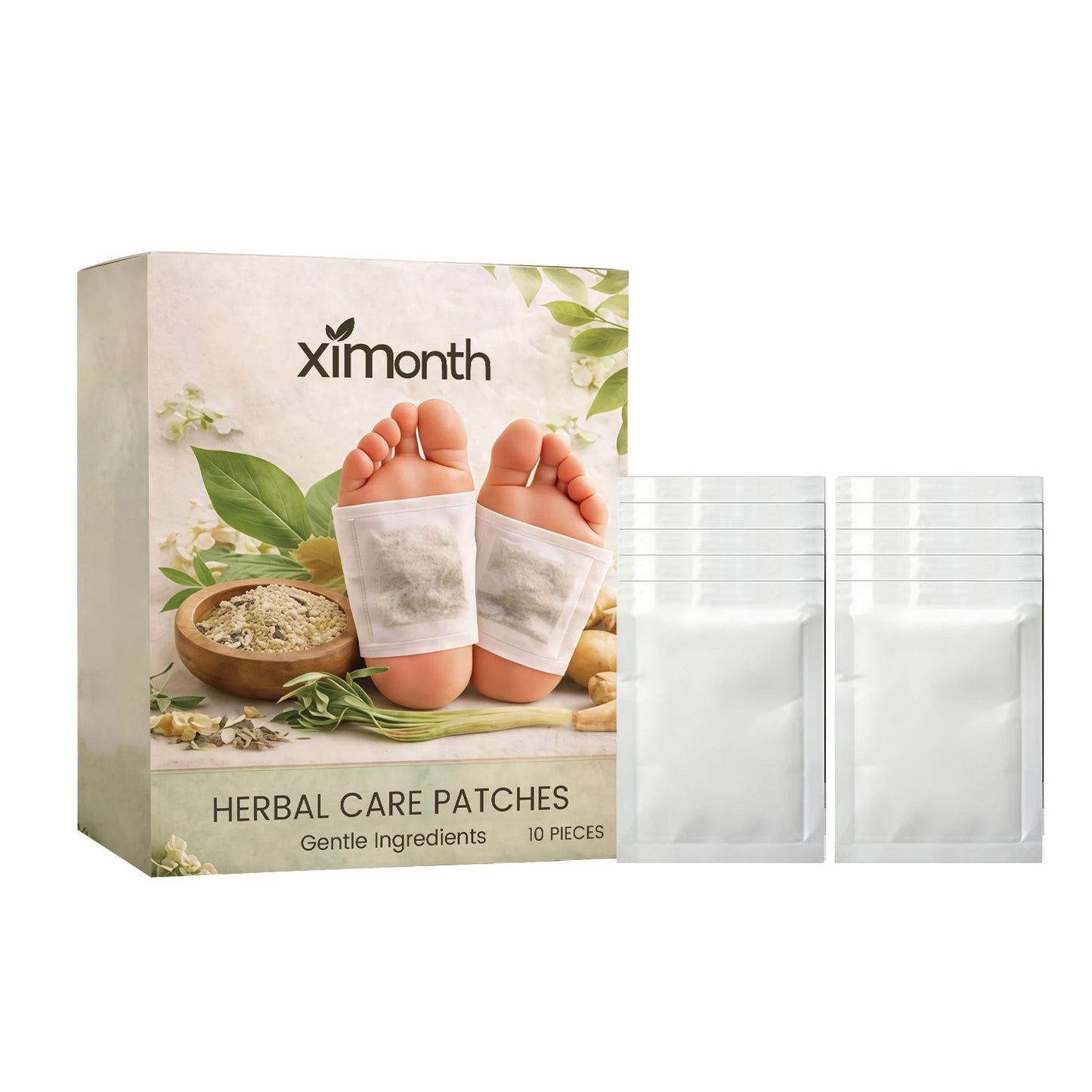 General Herbal Foot Patches, Gently Care For Your Feet Overnight