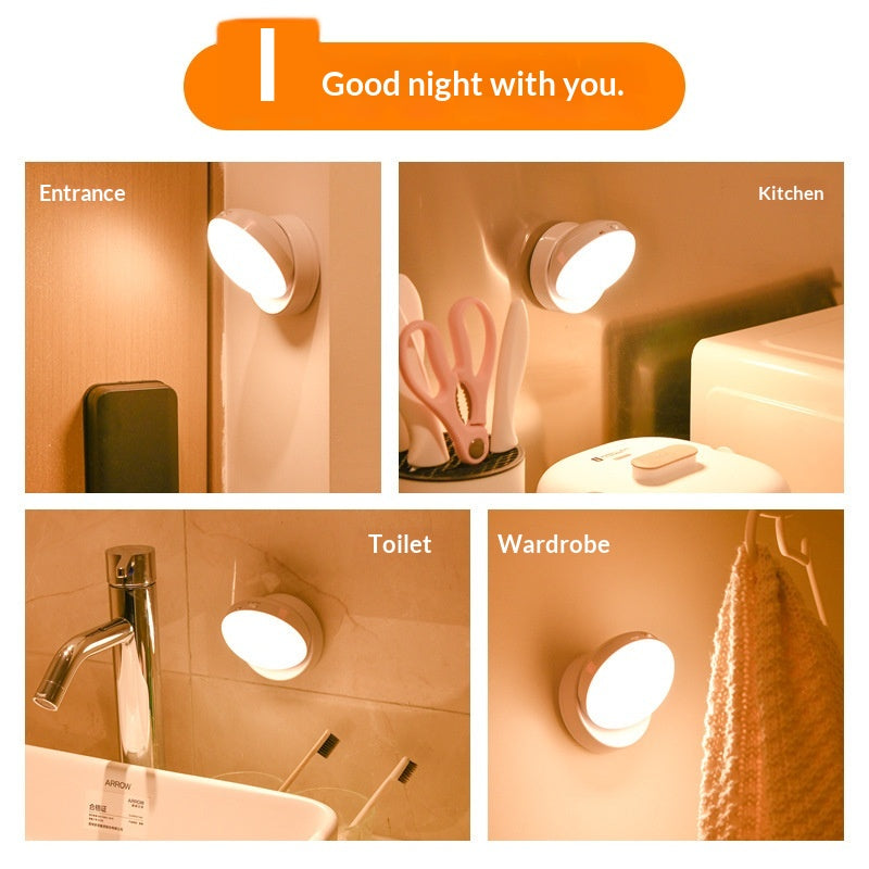 Automatic Wireless Human Body Induction Lamp Rechargeable Battery Type