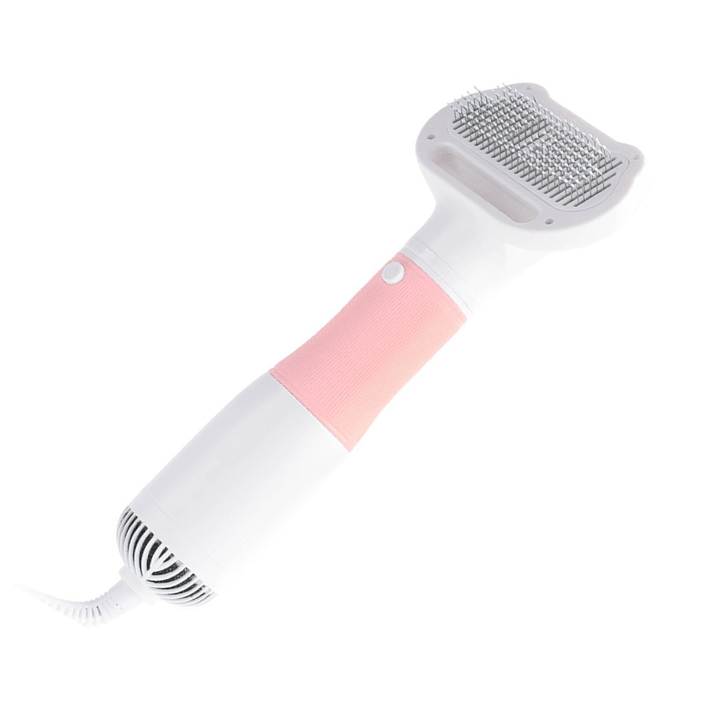 3 In 1 Pet Hair Dryer Brush Powerful Airflow Temperature Control Dog Blow Dryer For Home Use Pink
