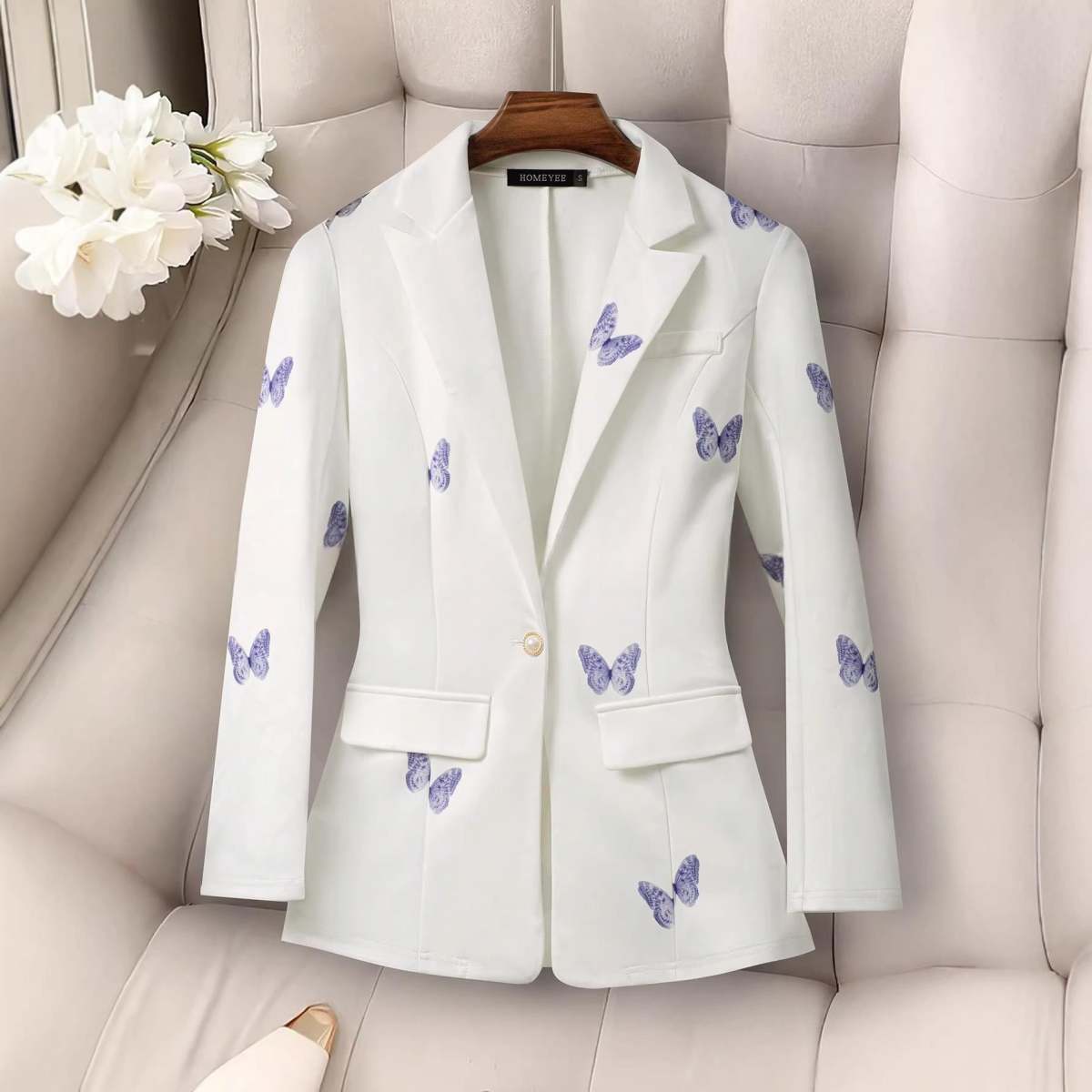 Fashionable Womens Korean-style Casual Blazer
