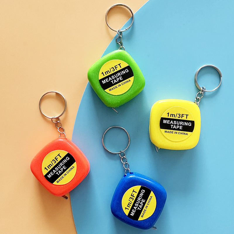 Small Tape Measure With Keychain Gift Ruler Mini Steel Measuring Tape