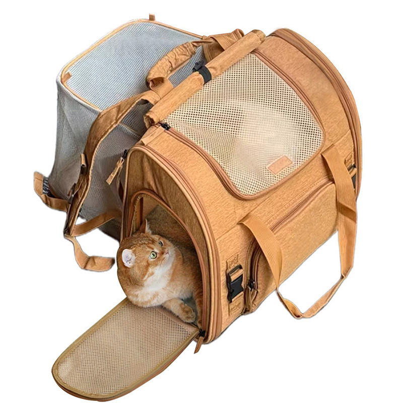 Portable Expandable Dual-Shoulder Pet Backpack For Outings