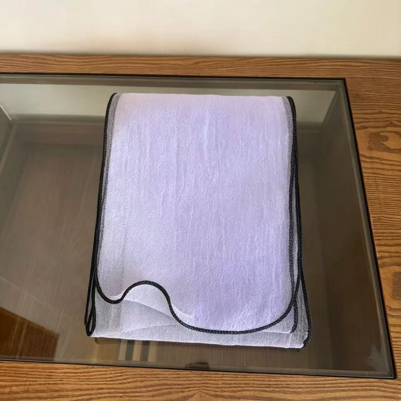 Korean-style Organza Small Silk Scarf For Spring And Summer