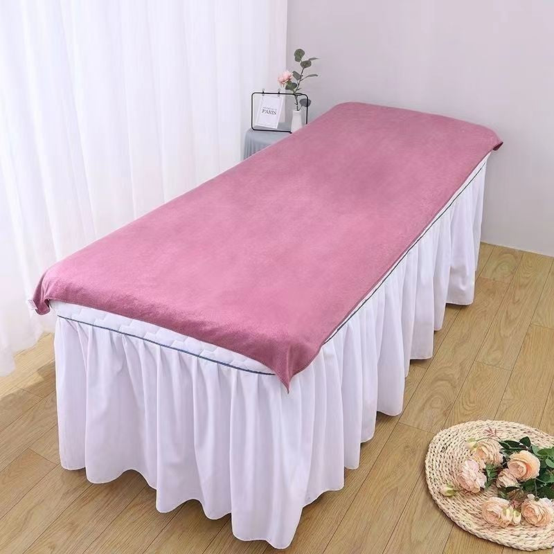 Beauty Salon Bath Towels Bed Towel Massage Pedicure Bed Sheet Hotel Bath Towel Water-absorbing Quick-drying Sweat Steaming Household Large Bath Towel