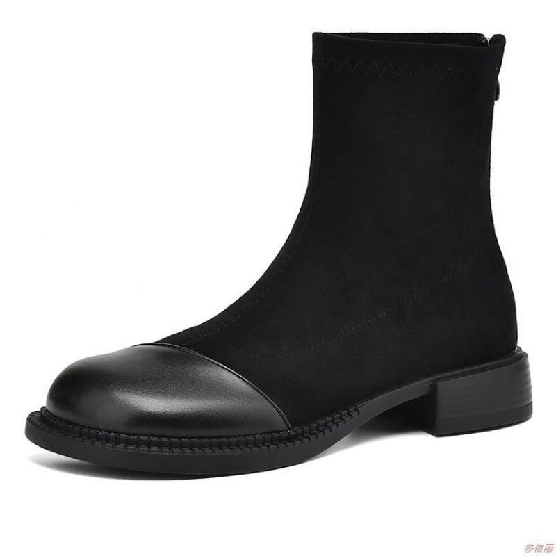 Korean-style Versatile Sock Boots Casual Stretchy Slim-fit