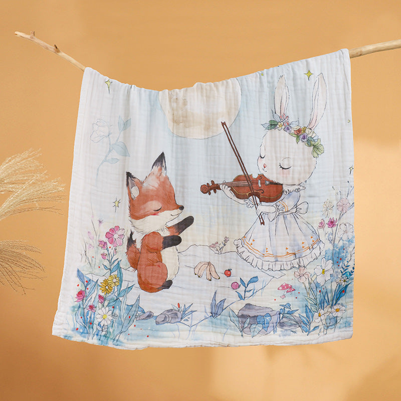 Baby And Infant Products Pure Cotton Six-Layer Gauze Bath Towel