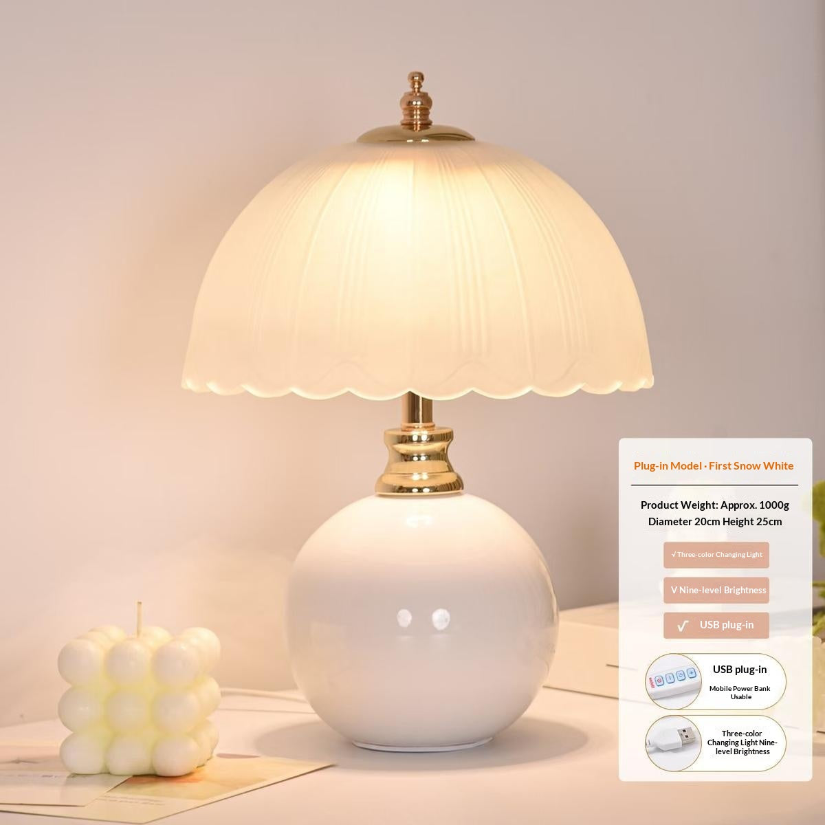 New-style Ambient Bedside Night Light For The Master Bedroom