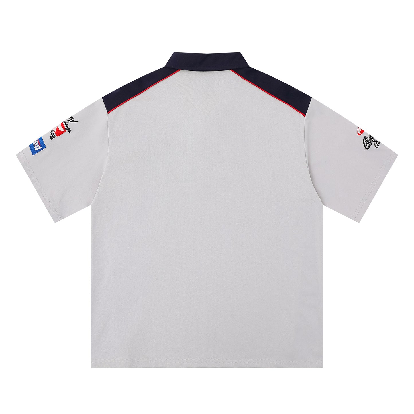American Retro Fashion Racing Letter Lapel Embroidery Niche