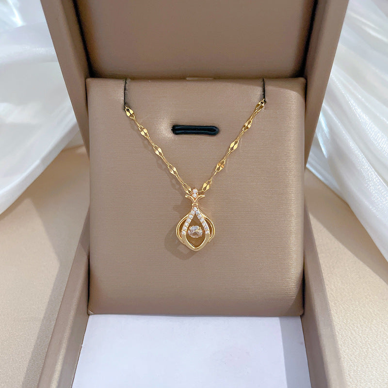 Kalung Wanita Merek VALLEY Desain Korea Bahan Titanium Premium Anti Luntur Aksesoris Fashion Sehari-hari