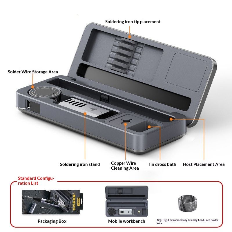 Smart Soldering Iron Mobile Workstation Storage Box For Soldering Irons