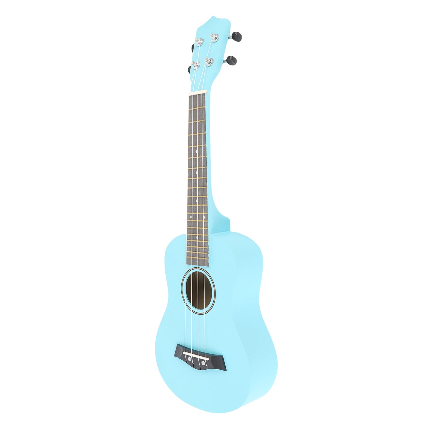 61cm Ukulele Starter Kit Basswood Ukulele For Beginner With Digital Tuner Tone Changing Clamp Strap Nylon String Picks