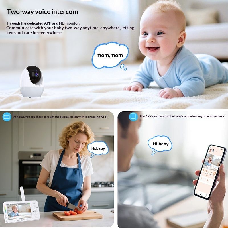 New High-definition Baby Monitor With A Dual-mode Mobile App