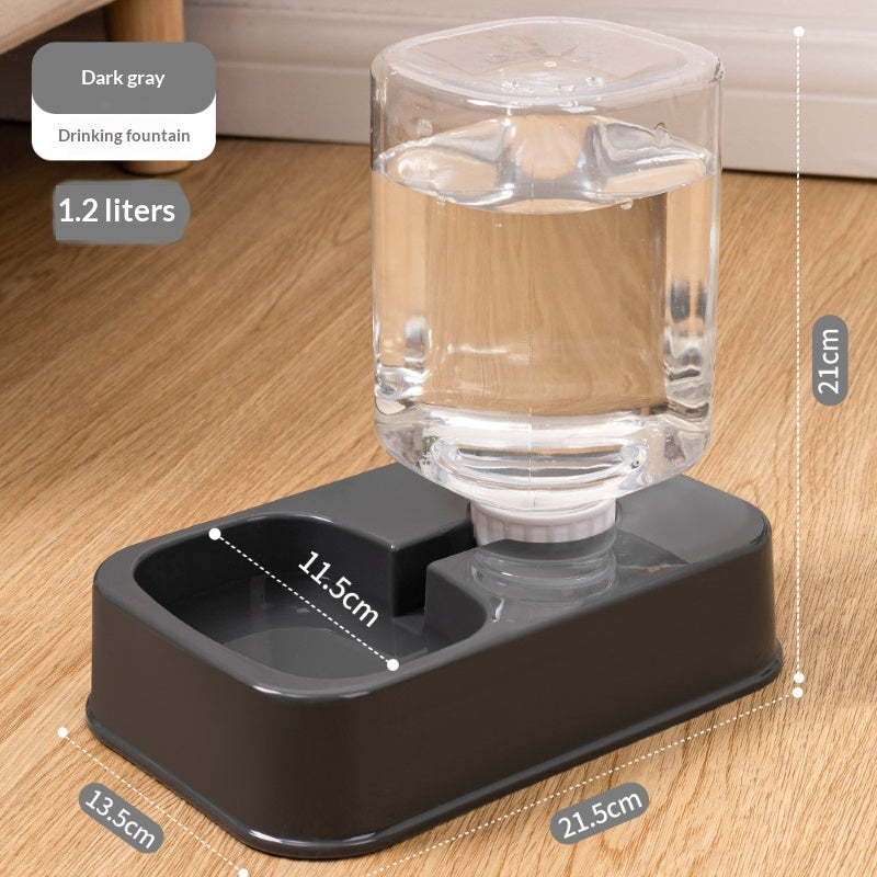Cat Dog Bowl Food And Water Dispenser Automatic Dual-bowl Feeder Feeding Pet Supplies