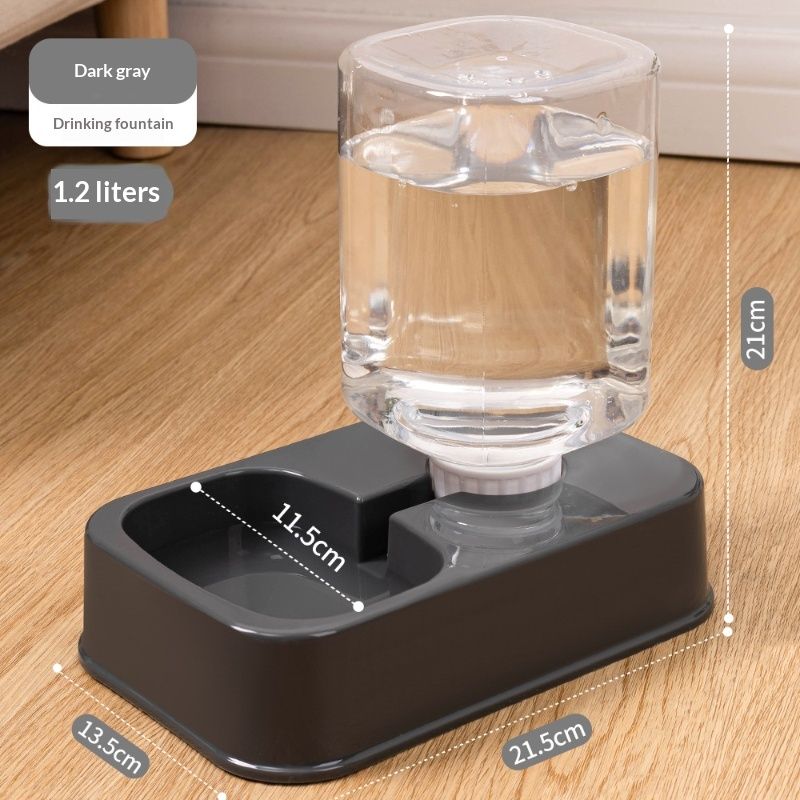 Cat Dog Bowl Food And Water Dispenser Automatic Dual-bowl Feeder Feeding Pet Supplies