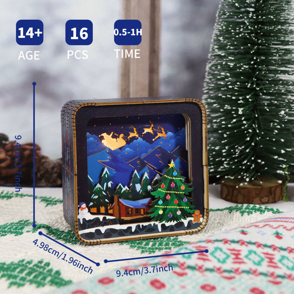 3D Wooden Puzzles Model Kit Night Lights Desk Decorations Birthday Gifts For Women