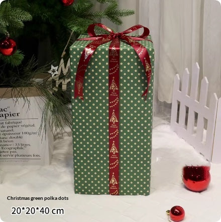 Red And Green Christmas Decorative Gift Box