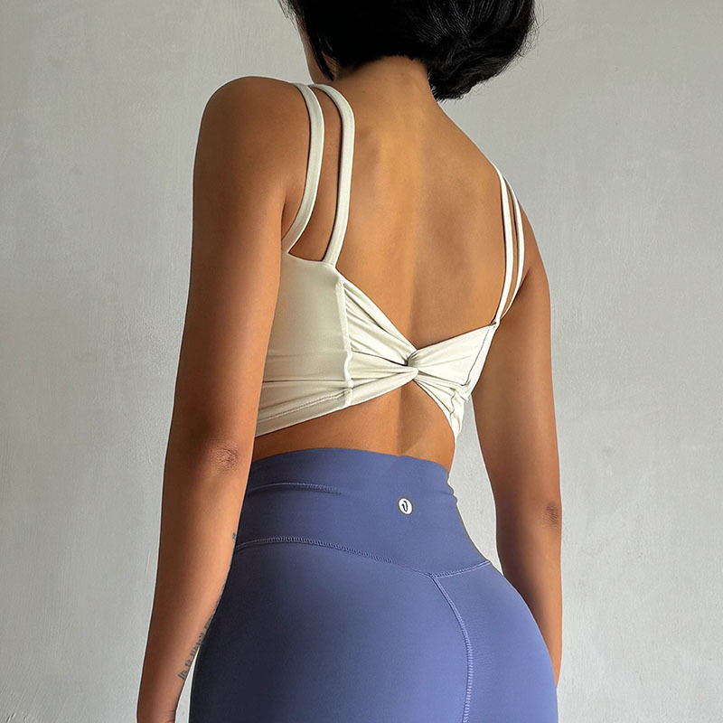 Sports Underwear Fixed Chest Pad Shockproof Running Yoga Bra