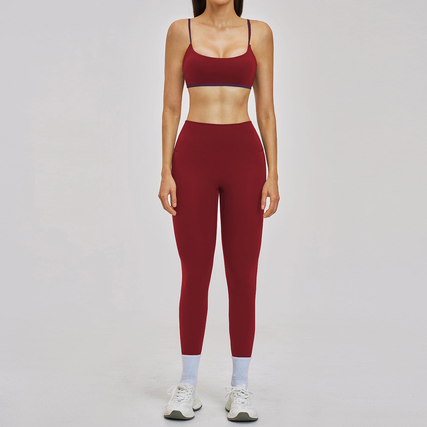 Women's Casual Running Fitness Set Moisture-Wicking And Quick-Drying