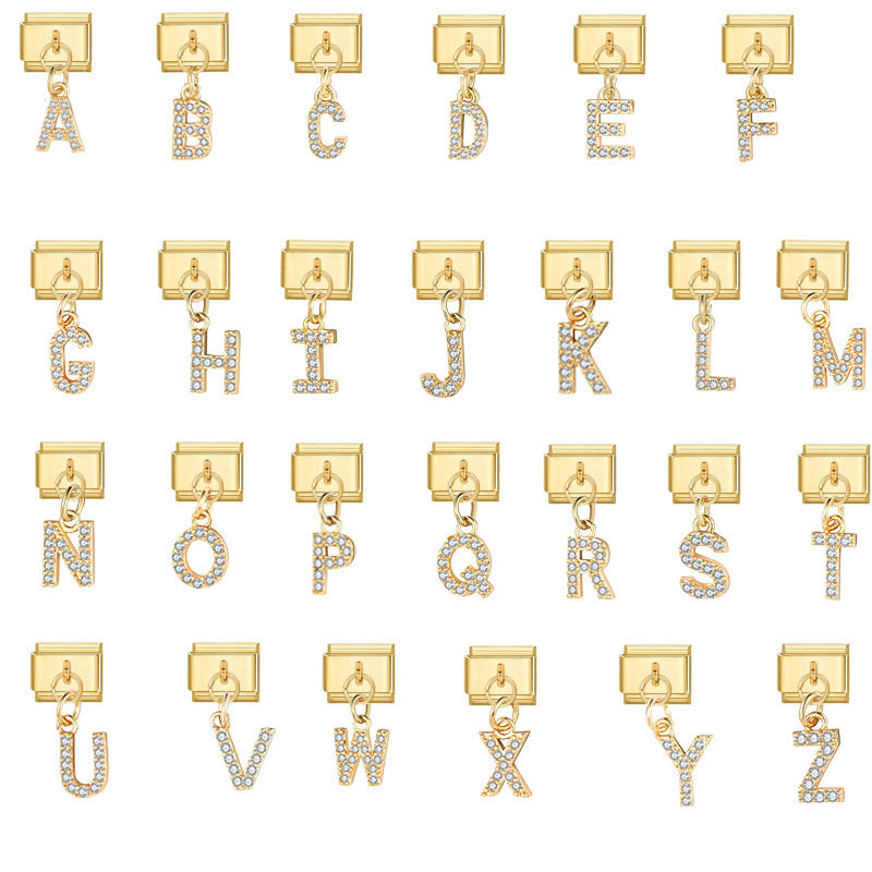 DIY Alphabet Module Bracelet Accessories Jewelry