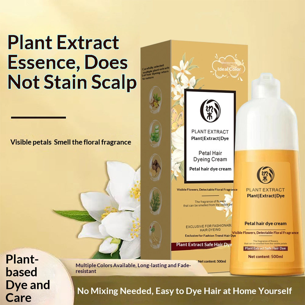 Coloring Cream Plant-Based Formula Hair Dye Hair Coloring Gel